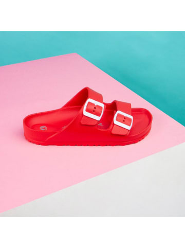 Avispas Pantoletten "Coachella" in Rot