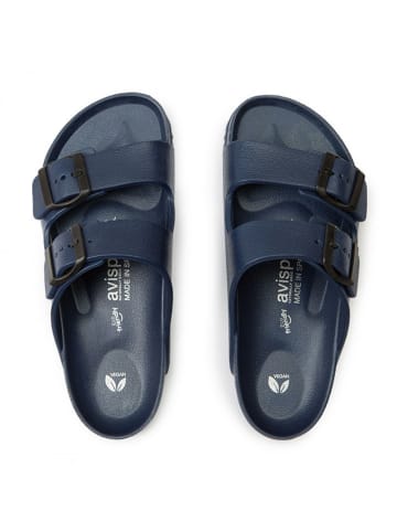 Avispas Pantoletten "Coachella" in Dunkelblau