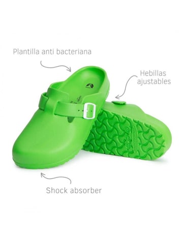 Avispas Clogs "Desalia" groen