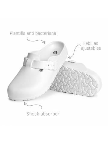 Avispas Clogs "Desalia" wit