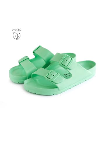 Avispas Klapki "Coachella" w kolorze zielonym