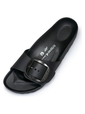 Avispas Klapki "Milano" w kolorze czarnym