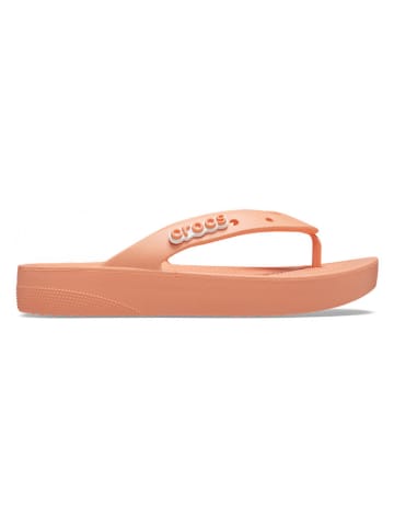 Crocs Zehentrenner "Classic Platform" in Orange