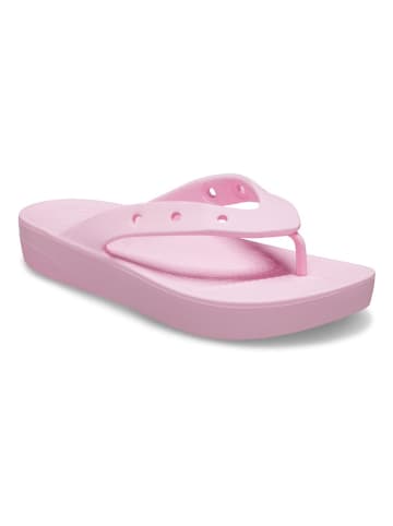 Crocs Zehentrenner "Classic Platform" in Rosa