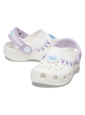 Crocs Crocs "Classic Fun Lab I AM Frozen II" in Weiß/ Hellblau/ Flieder