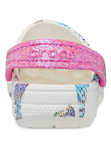 Crocs Crocs "Classic Butterfly" wit/roze/turquoise