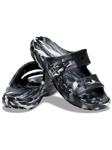 Crocs Pantoletten "Baya" in Schwarz/ Weiß