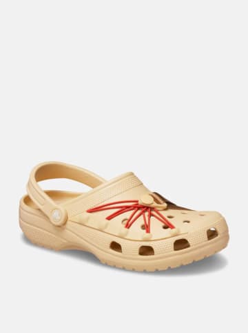 Crocs Chodaki "Classic Webbing" w kolorze beżowym