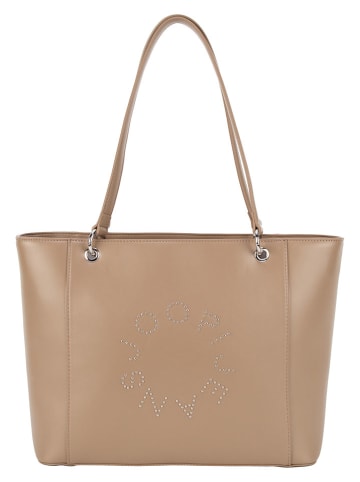 JOOP! Schultertasche "Imani" in Taupe - (B)34 x (H)27 x (T)12 cm