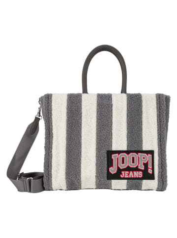 JOOP! Henkeltasche "Aurelia" in Grau/ Weiß - (B)36 x (H)28 x (T)14 cm