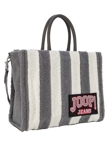 JOOP! Henkeltasche "Aurelia" in Grau/ Weiß - (B)36 x (H)28 x (T)14 cm