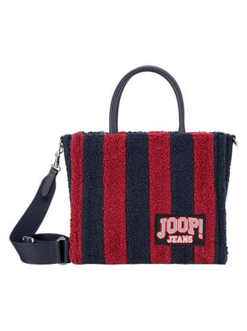 JOOP! Handtas "Aurelia" rood/donkerblauw - (B)28 x (H)23 x (D)12 cm