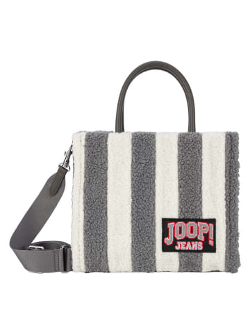 JOOP! Henkeltasche "Aurelia" in Grau/ Weiß - (B)28 x (H)23 x (T)12 cm