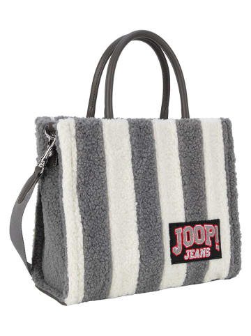 JOOP! Henkeltasche "Aurelia" in Grau/ Weiß - (B)28 x (H)23 x (T)12 cm