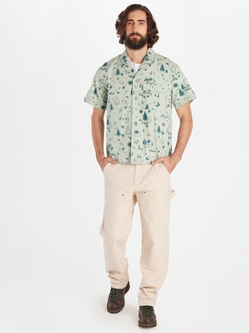 Marmot Koszula funkcyjna "Muir Camp Novelty" w kolorze zielonym