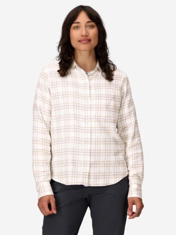 Marmot Flanelowa koszula funkcyjna "Stonepeak" w kolorze biało-beżowym