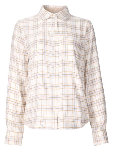 Marmot Flanelowa koszula funkcyjna "Stonepeak" w kolorze biało-beżowym