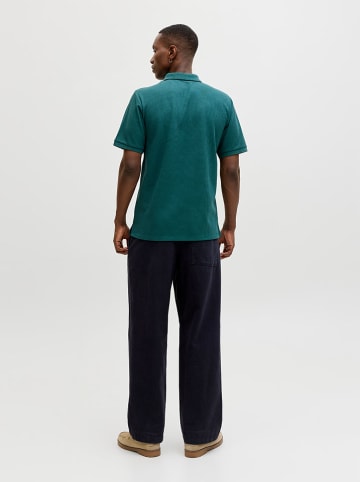 Jack & Jones Koszulka polo "Austin" w kolorze morskim