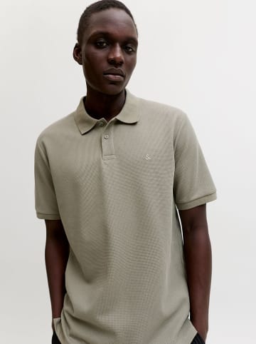Jack & Jones Koszulka polo "Austin" w kolorze oliwkowym