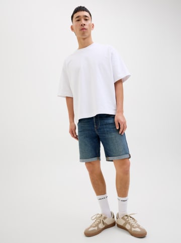 Jack & Jones Szorty dżinsowe "Rick" w kolorze granatowym