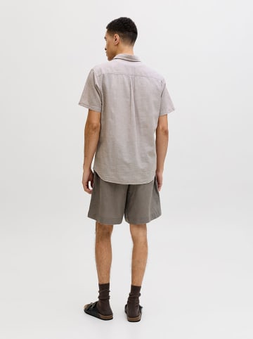 Jack & Jones Koszula "Summer" w kolorze szarobrązowym