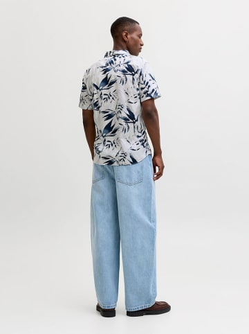 Jack & Jones Koszula "Honolulu" w kolorze biało-granatowym