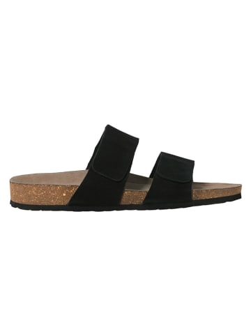 Jack & Jones Leren sandalen "Malta" zwart