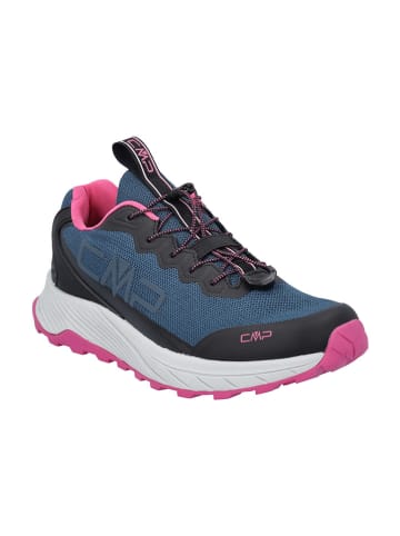 CMP Leder-Sportschuhe "Phelyx" in Dunkelblau/ Pink