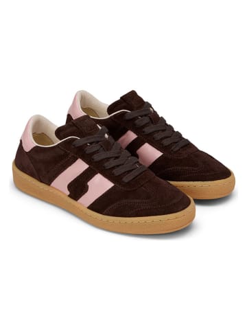Marc O'Polo Shoes Leder-Sneakers in Braun/ Rosa