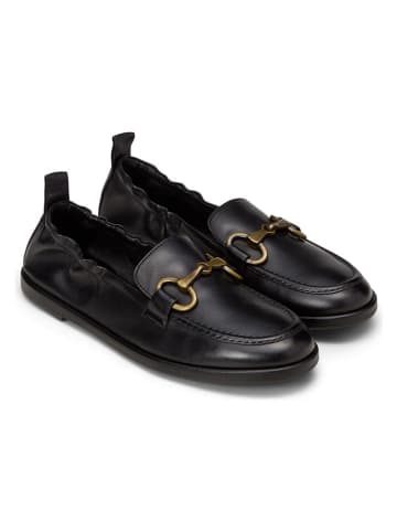Marc O'Polo Shoes Leren mocassins zwart