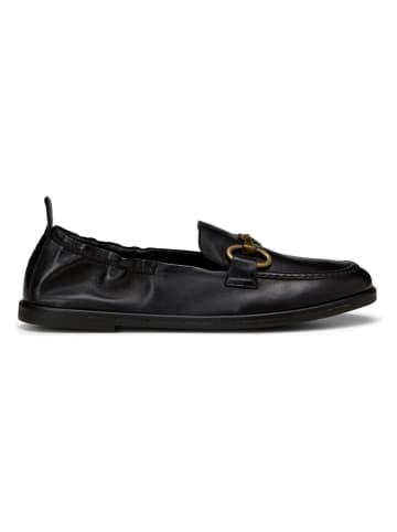 Marc O'Polo Shoes Leren mocassins zwart
