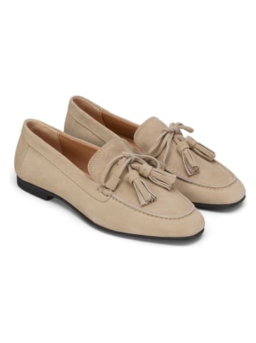 Marc O'Polo Shoes Skórzane mokasyny w kolorze beżowym