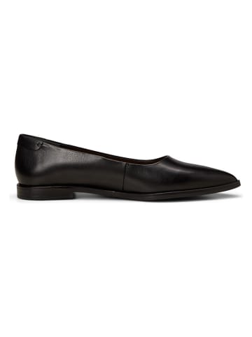 Marc O'Polo Shoes Skórzane baleriny w kolorze czarnym