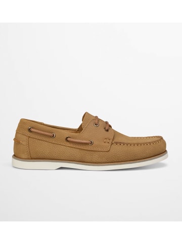 Marc O'Polo Shoes Leren veterschoenen beige