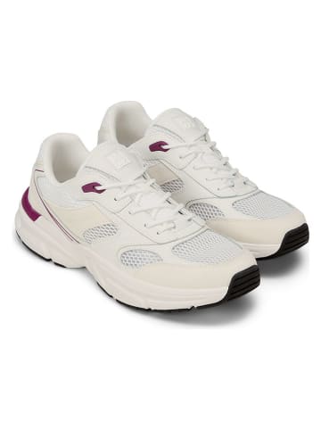 Marc O'Polo Shoes Leder-Sneakers in Creme/ Lila