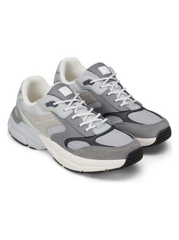 Marc O'Polo Shoes Skórzane sneakersy w kolorze szarym