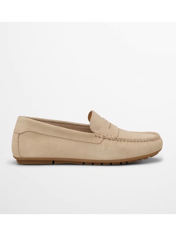 Marc O'Polo Shoes Skórzane mokasyny w kolorze beżowym