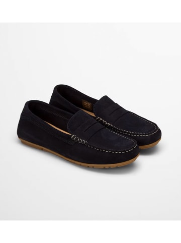 Marc O'Polo Shoes Leren mocassins donkerblauw