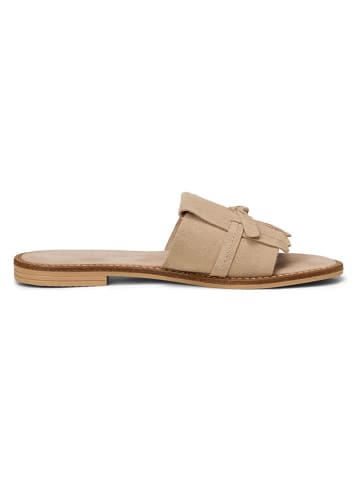 Marc O'Polo Shoes Leren slippers beige