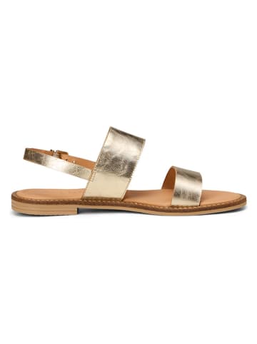 Marc O´Polo Leder-Sandalen in Gold