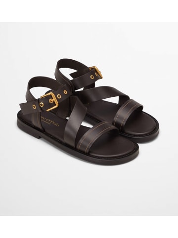 Marc O'Polo Shoes Leren sandalen bruin