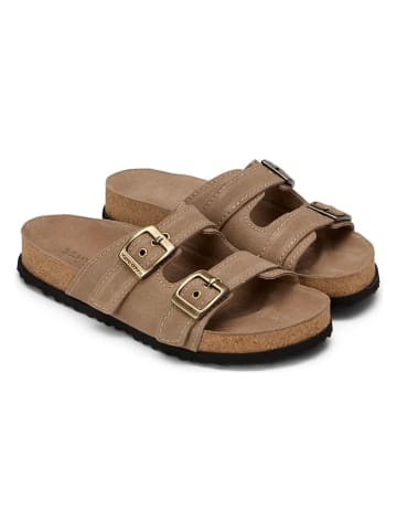 Marc O'Polo Shoes Leren slippers beige