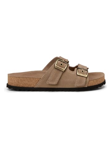 Marc O'Polo Shoes Leren slippers beige