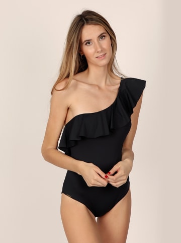 admas Badeanzug in Schwarz