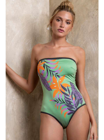 admas Strój kąpielowy w kolorze zielonym