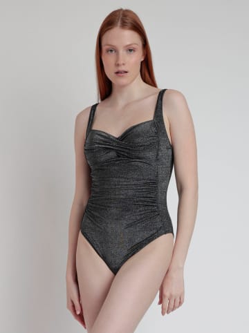 admas Strój kąpielowy w kolorze antracytowym