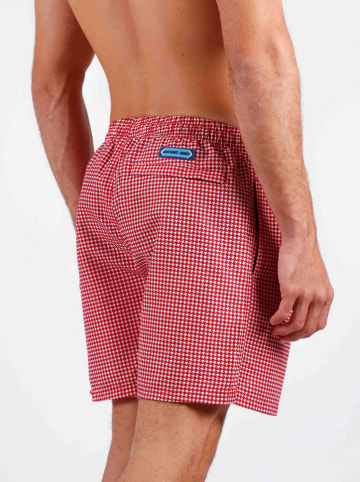 admas Zwemshort rood/wit