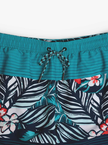 admas Zwemshort turquoise/rood