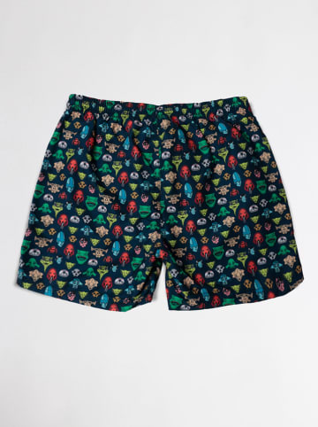 admas Zwemshort zwart/meerkleurig