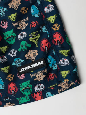 admas Zwemshort zwart/meerkleurig